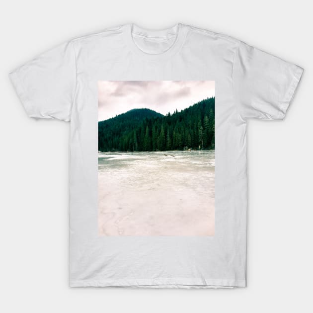 Frozen Lake T-Shirt by Atinno